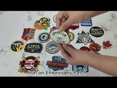 Заплаты вышивки одежды OEKO-TEX форма прямоугольника черепа ткани Twill стандартной Washable