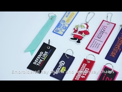 Цепь сплетенная тканью ключевая 10x2.5cm 13x3cm цвета изготовленной на заказ с пряжкой металла