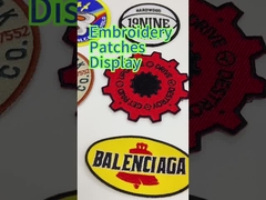 Вышивка зеленого черепа изготовленная на заказ латает утюг границы Merrow на вышитых заплатах