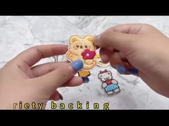 Утюг Eco милой одежды детей дружелюбный на изготовленных на заказ заплатах вышивки заплат для сумок