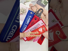 Вашабле персонализировал Кейчайнс логотипа, сплетенный Дурабле ключ обманывает