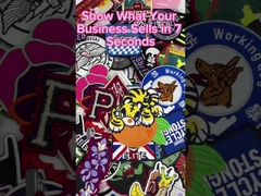 Утюг Eco милой одежды детей дружелюбный на изготовленных на заказ заплатах вышивки заплат для сумок