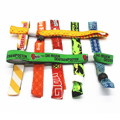 Wristbands сплетенной ткани Wristband полиэстера изготовленные на заказ сплетенные для событий
