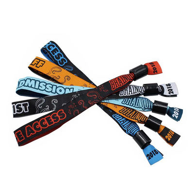 Персонализированные Wristbands фестиваля, подгонянный диапазон запястья полиэстера с регулируемой пряжкой