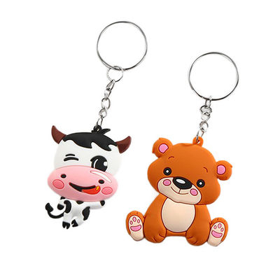 Ломкий логотип резиновое Keychains цепей ключа PVC гибкий портативный изготовленный на заказ