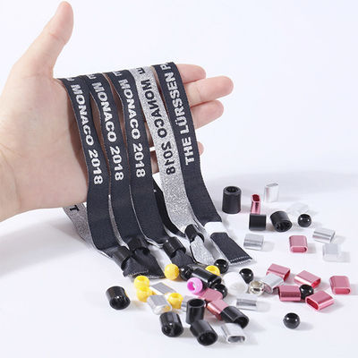 Сплетенные фестивалем Wristbands концерта размера диапазонов запястья 35*1.5cm изготовленные на заказ