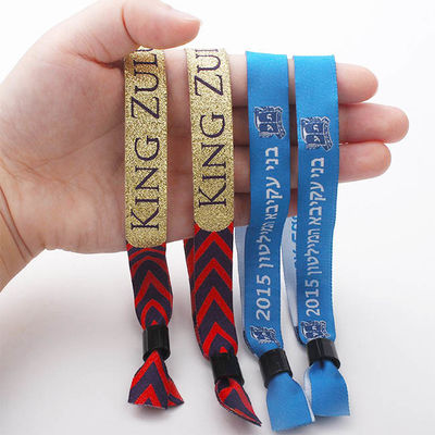 Браслеты фестиваля изготовленные на заказ сплетенные персонализировали Wristbands события