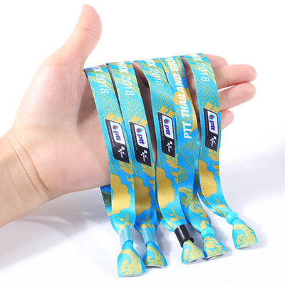 Wristbands полиэстера, выдвиженческие изготовленные на заказ напечатанные Wristbands для событий