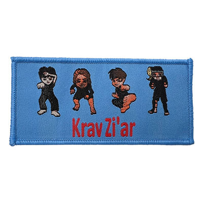 Дети Kongfu утюжат на сплетенных заплатах хлопка ткани ярлыка слипчивых для одежд