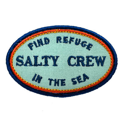 4 письмо вышитое цветами латает заплату школы клуба границы Merrow с утюгом на затыловке