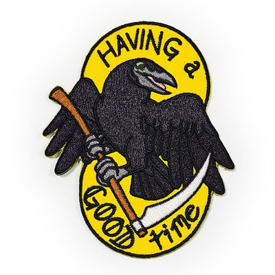 Washable утюг на вышитых заплатах жилета мотоцикла заплат изготовленных на заказ для кожаных жилетов